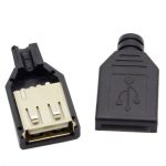 کانکتور A-USB مادگی به همراه کاور - Image 2