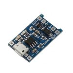 ماژول شارژر باتری لیتیومی MICRO USB به همراه مدار محافظ