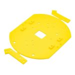 شاسی ربات پلاستیکی دو شاخ 145*177mm