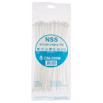 بست پلاستیکی سفید 3*150 بسته 100 تایی
