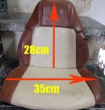 صندلی تک نفره چرم ماشین شارژی (استوک)
