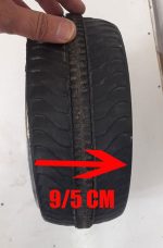 چرخ عقب پلاستیکی ماشین شارژی (استوک) - Image 3