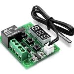 ماژول ترموستات دیجیتال دارای نمایشگر و کلیدهای کنترلی XH_W1209